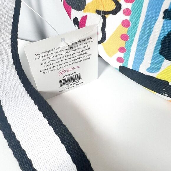 Brighton NWT Multicolor Graffiti Love Crossbody Belt Bag Fanny Pack - Picture 4 of 8